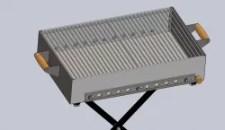 BBQ  with folding stand