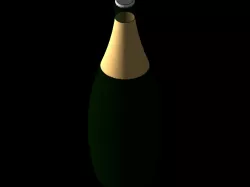 botella de vidrio