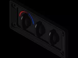 Cab Heater Control Panel