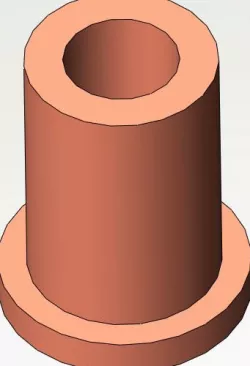 CD Weld Stud Threaded, Flanged (Tapped Pads)