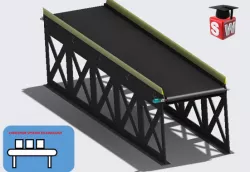 Conveyor for waste sorting