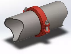 Coupling 6" victaulic groove lock