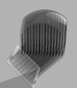 Curved Display Light Pipes