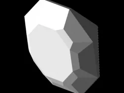 Diamond shaped Ruby
