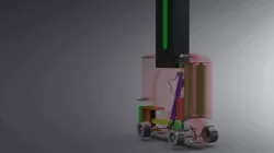 Domino rally car