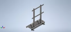 Electrical Panel Support Structure Double Support