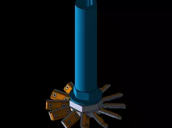 Extrusion cutter knife
