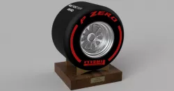 F1 Qualifying Trophy Wheel
