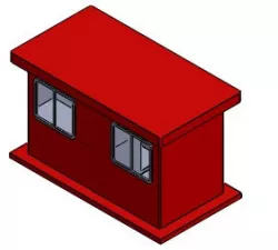 Fiber Glass Security Hut