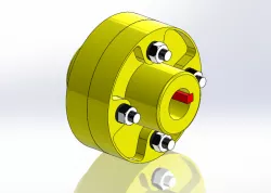 Flanged coupling