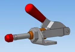 Folding horizontal mini clamp