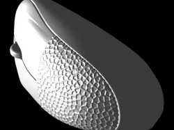 Gaming mouse with lattice