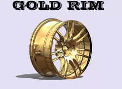 Gold Rim 15.7"