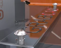 GueriTech CNC Machined GRABCAD Crest Aluminum Workbench