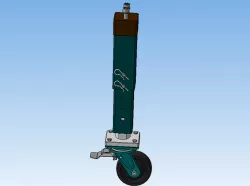 Height-adjustable pivot support