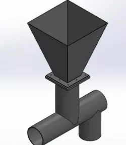 Hooper With Screw Feeder