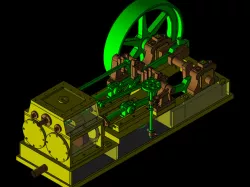 HORIZONTAL STEAM ENGINE