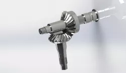 Hypoid gear set
