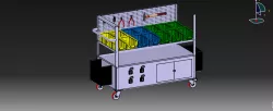 INDUSTRIAL TOOL TROLLEY