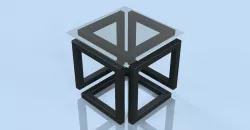 Infinity cube table