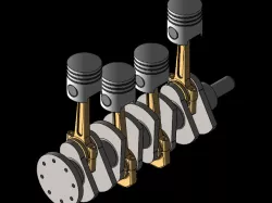 Inline 4Cylinder Engine Assembly