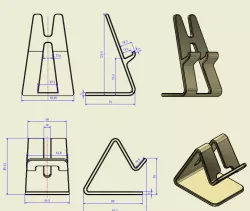 IPHONE a SAMSUNG table top Holders - print info below