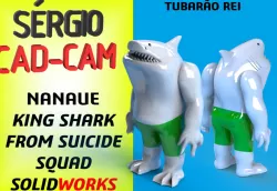 King Shark Nanaue -Sérgio CAD CAM