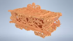 Laser Cut Wooden Basket