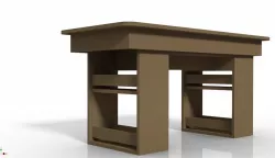 Lego Table with Book Rack