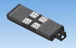 Linear drive with protective cover
