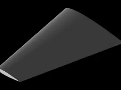 NACA 0015 TAPED AIRFOIL