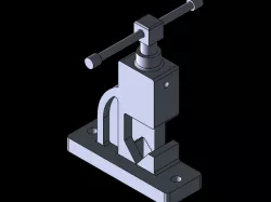 Pipe vice assembly