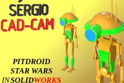 PitDroid STAR WARS - Sérgio CAD CAM