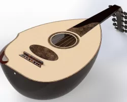 Real scale Oud - ud - luth (no 3d model)