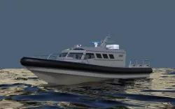 Ribcraft with cabin