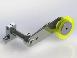 Roller Rubber Wheel Mounting Subassy