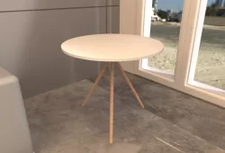 Round coffee table
