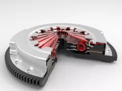 Single plate friction clutch
