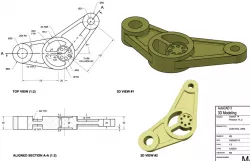 Solidworks ,Cad Assignment control arm
