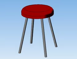 Stool in the kitchen