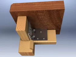 Table leg fixing