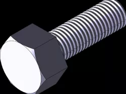 Threaded Hex Screw