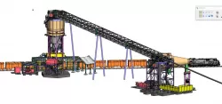 Train load out facility Iron ore