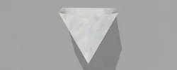 triangular pot