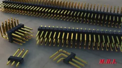 Triple Row Male Pin 1-40 pins