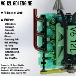 V6 GDI Engine