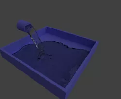 Water flow simulation