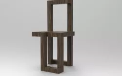 Weird Wooden Chair-Nice Concept