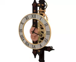 Wooden Pendulum Clock- Mechanical Wooden Clock