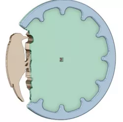 Woodpecker Clock - Bird
